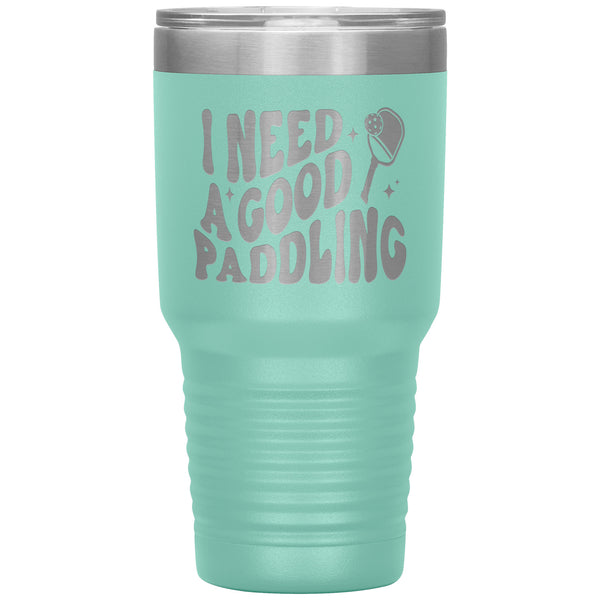 Pickleball Mug Funny Pickleball Tumbler Cute Pickleball Gifts for Pickleball Player Pickleball Paddle Travel Coffee Cup 30oz BPA Free