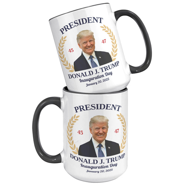 President Donald Trump Mug 47th President of the United States Inauguration Day 2025 Republican Souvenir Coffee Cup