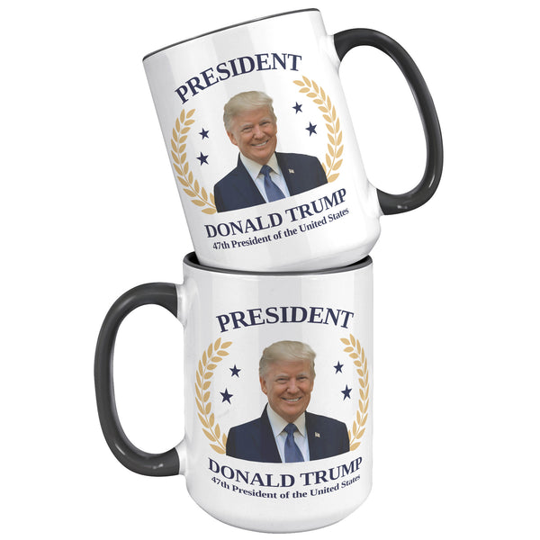 President Donald Trump Mug 47th President Republican Election 2024 Coffee Cup