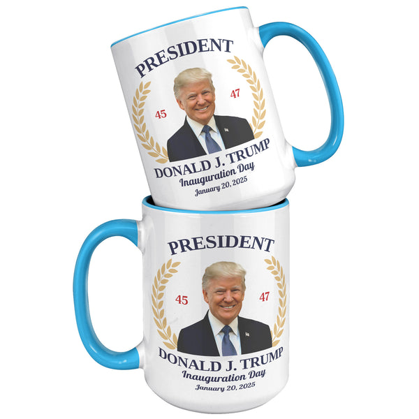 President Donald Trump Mug 47th President of the United States Inauguration Day 2025 Republican Souvenir Coffee Cup