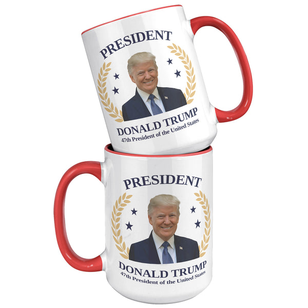 President Donald Trump Mug 47th President Republican Election 2024 Coffee Cup