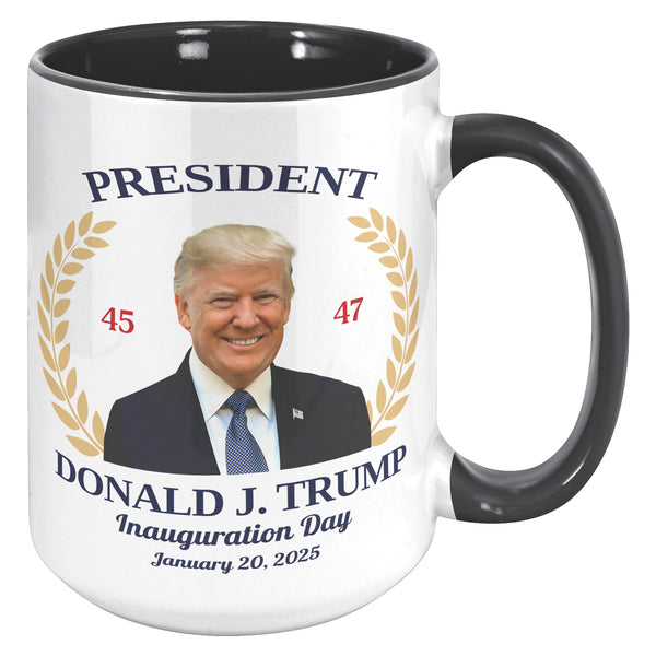 President Donald Trump Mug 47th President of the United States Inauguration Day 2025 Republican Souvenir Coffee Cup