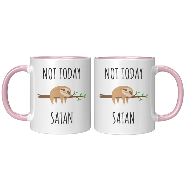 Sloth_Hugging_Mug_Not_Today_Satan_Coffee_FrontBack_Pink_Mockup.png