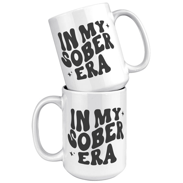 Sobriety Gift for Women, Sober Gift for Men, Sober Mug, Sober Anniversary, in My Sober Era, Coffee Cup