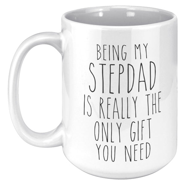 Stepdad Gift for Stepdads Gift from Stepdaughter or Stepson Best Stepdad Ever Mug Father's Day Coffee Cup Step-Dad Birthday Present