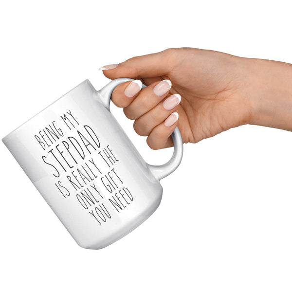 Stepdad Gift for Stepdads Gift from Stepdaughter or Stepson Best Stepdad Ever Mug Father's Day Coffee Cup Step-Dad Birthday Present