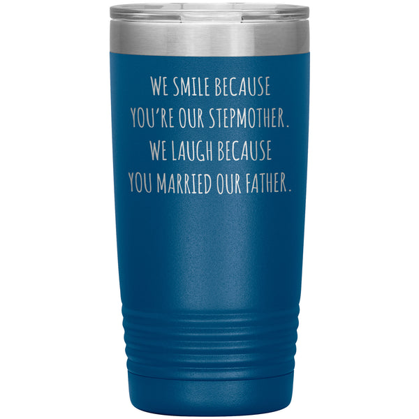 Stepmom Mug Step Mom Gifts Stepmother for Step Mom Present Stepparent Mother's Day Funny Tumbler Insulated Travel Coffee Cup 20oz BPA Free
