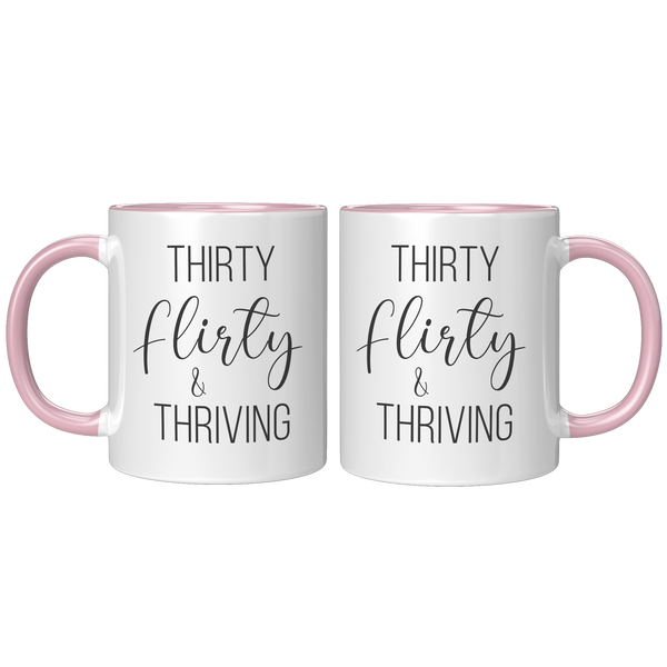 Thirty_Flirty_Thriving_30th_Birthday_Mug_FrontBack_Pink_Mockup.png