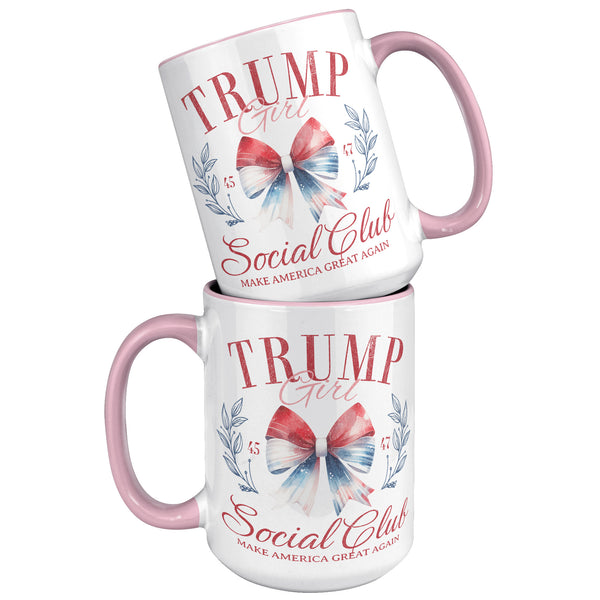 Trump Girl Social Club Mug, Donald Trump 2024 Coffee Cup, Maga Gifts, Republican Mug