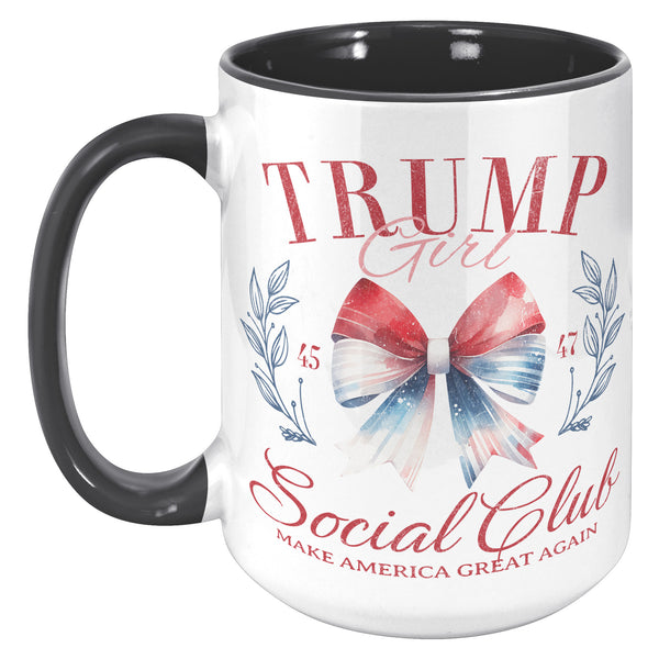 Trump Girl Social Club Mug, Donald Trump 2024 Coffee Cup, Maga Gifts, Republican Mug