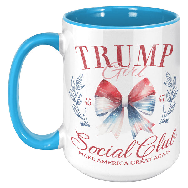 Trump Girl Social Club Mug, Donald Trump 2024 Coffee Cup, Maga Gifts, Republican Mug