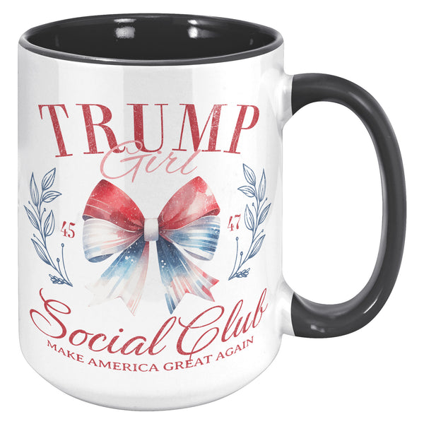 Trump Girl Social Club Mug, Donald Trump 2024 Coffee Cup, Maga Gifts, Republican Mug