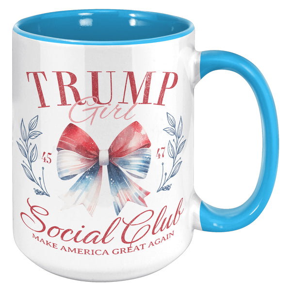 Trump Girl Social Club Mug, Donald Trump 2024 Coffee Cup, Maga Gifts, Republican Mug