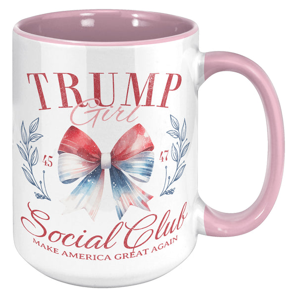 Trump Girl Social Club Mug, Donald Trump 2024 Coffee Cup, Maga Gifts, Republican Mug