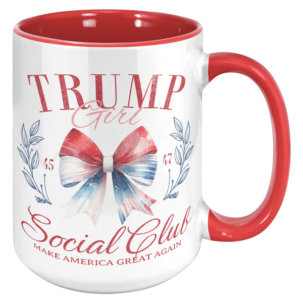 Trump Girl Social Club Mug, Donald Trump 2024 Coffee Cup, Maga Gifts, Republican Mug