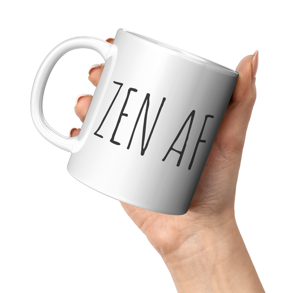 Zen_AF_Yoga_Mug_Coffee_Cup_Zen_Gifts_Zen_11oz_White_LH_Model_Mockup.png