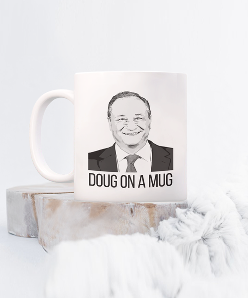 Doug Emhoff Mug, First Gentleman Coffee Cup, Kamala Harris for President Mug, Election 2024 Gifts, Democrat Mug