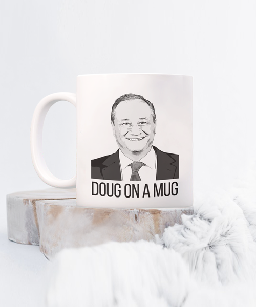 Doug Emhoff Mug, First Gentleman Coffee Cup, Kamala Harris for President Mug, Election 2024 Gifts, Democrat Mug
