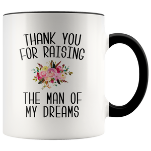 Thank You For Raising The Man Of My Dreams Mug Mother of the Groom Wedding Gift Mother in Law Wedding Present Coffee Cup