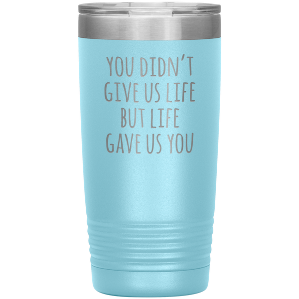 Stepmom Gift Idea for Stepmother Adoptive Mom Mother's Day Present From Us Stemless Insulated Tumbler Hot Cold BPA Free 20oz Travel Coffee Cup