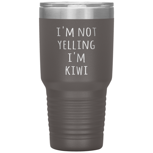 New Zealand Tumbler I'm Not Yelling I'm Kiwi Funny Gift Travel Coffee Cup 30oz BPA Free