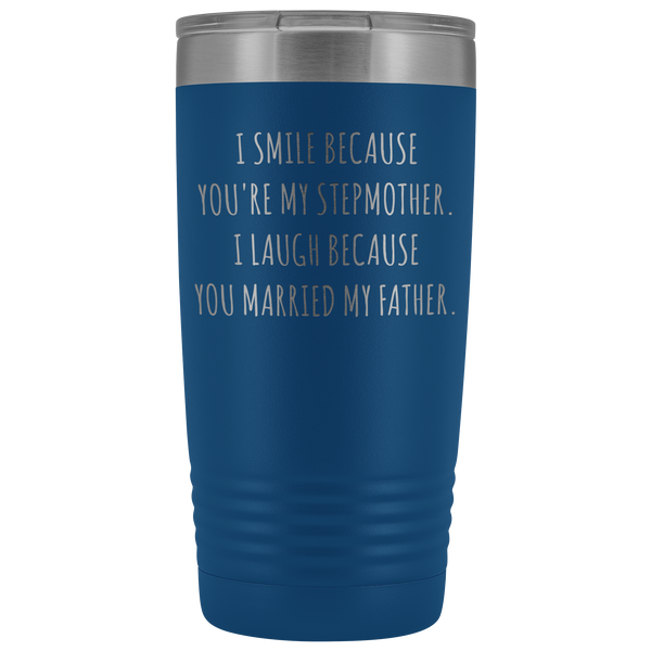 Stepmom Mug Step Mom Gifts Stepmother for Step Mom Present Stepparent Mother's Day Funny Tumbler Insulated Travel Coffee Cup 20oz BPA Free