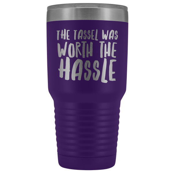 The Tassel Was Worth the Hassle Tumbler Metal Mug Double Wall Vacuum Insulated Hot Cold Travel Cup 30oz BPA Free Mature-Cute But Rude