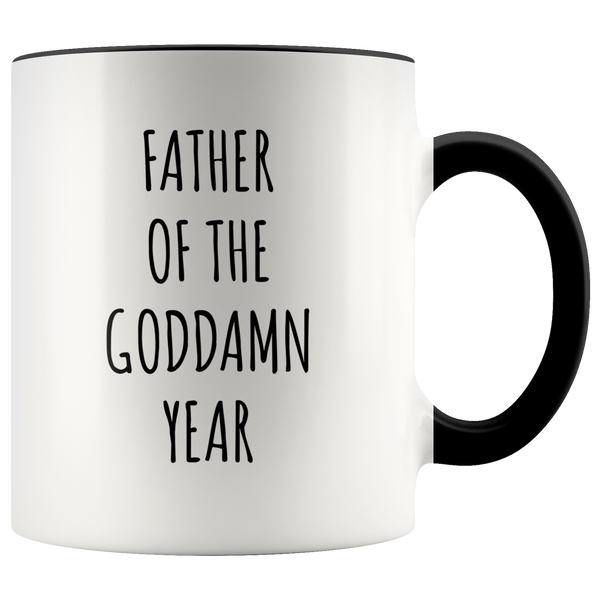Father of the Goddamn Year Mug Accent Coffee Cup
