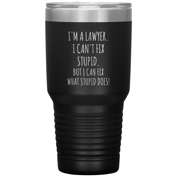Law School Graduation Gift Attorney Tumbler I'm a Lawyer Travel Coffee Cup 30oz BPA Free