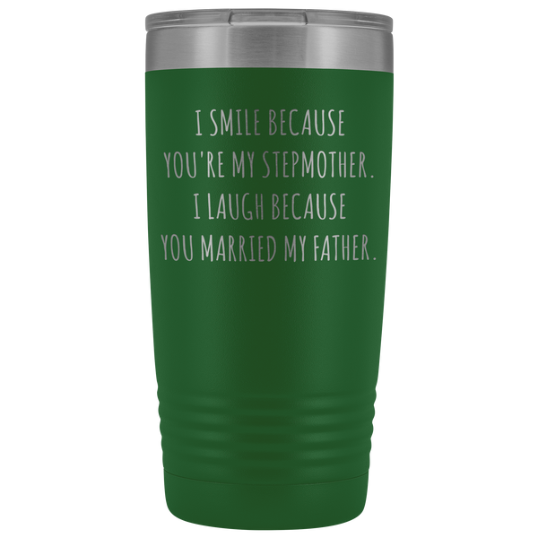 Stepmom Mug Step Mom Gifts Stepmother for Step Mom Present Stepparent Mother's Day Funny Tumbler Insulated Travel Coffee Cup 20oz BPA Free
