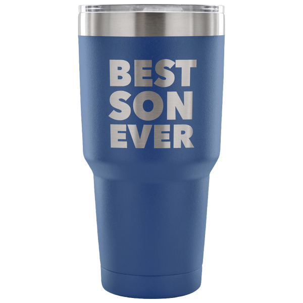 Gifts to Son From Dad Gift to Son From Mom Best Son Ever Tumbler Funny Double Wall Vacuum Insulated Hot & Cold Travel Cup 30oz BPA Free