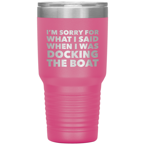 Boating Gifts Funny Boater Tumbler for a Boat Owner Travel Coffee Cup 30oz BPA Free