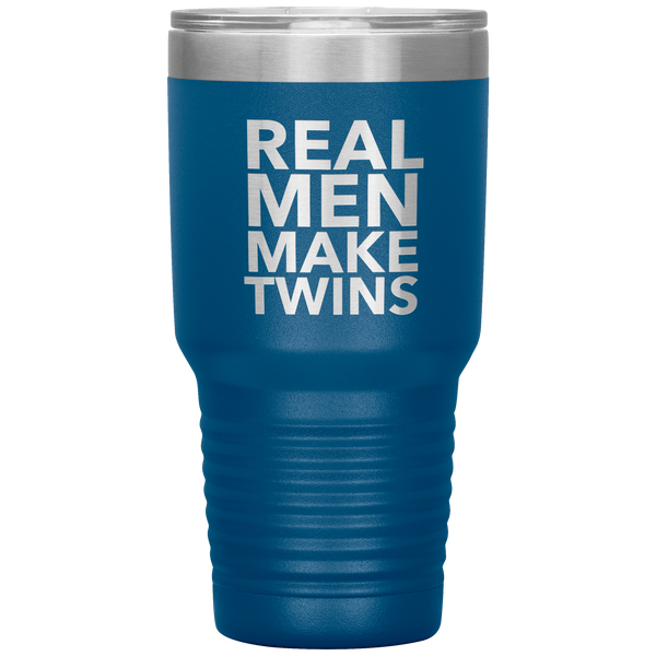 Real Men Make Twins Tumbler Travel Coffee Cup 30oz BPA Free