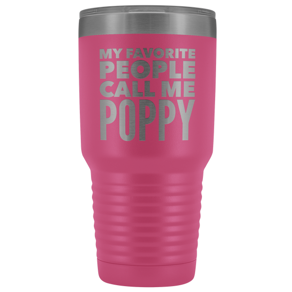 Poppy Tumbler Poppy Gifts for Poppies Birthday Metal Mug Insulated Hot Cold Travel Cup 30oz BPA Free