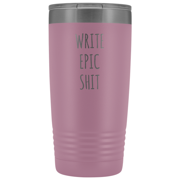 Funny Gifts for Writers Author Tumbler Insulated Hot Cold Travel Coffee Cup 20oz BPA Free