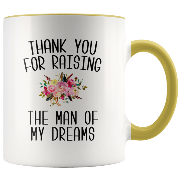 Thank You For Raising The Man Of My Dreams Mug Mother of the Groom Wedding Gift Mother in Law Wedding Present Coffee Cup