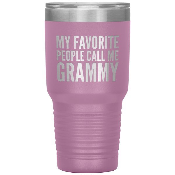 My Favorite People Call Me Grammy Tumbler Travel Coffee Cup 30oz BPA Free