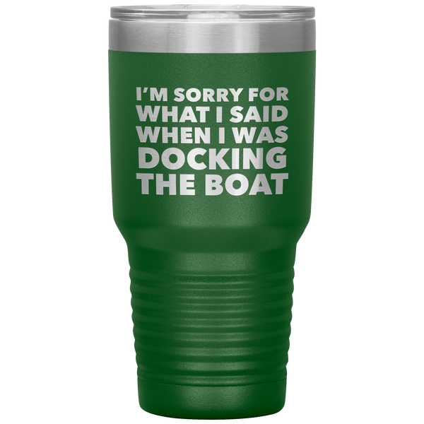 Boating Gifts Funny Boater Tumbler for a Boat Owner Travel Coffee Cup 30oz BPA Free