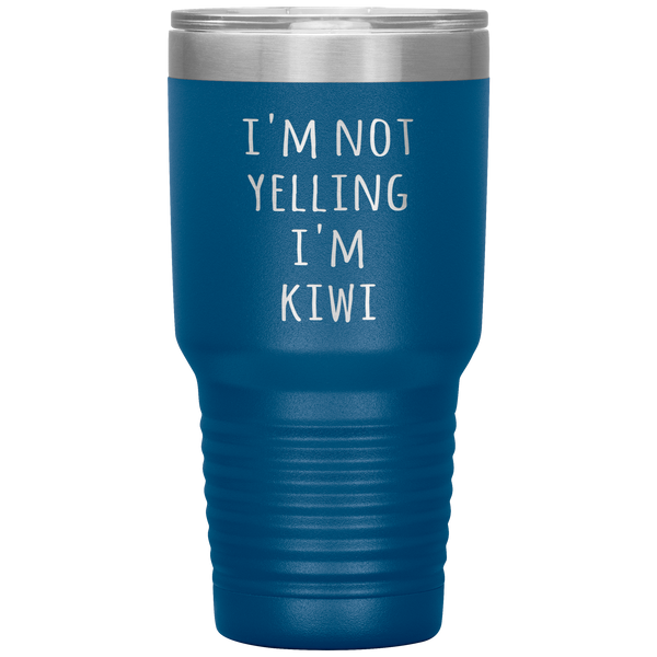 New Zealand Tumbler I'm Not Yelling I'm Kiwi Funny Gift Travel Coffee Cup 30oz BPA Free