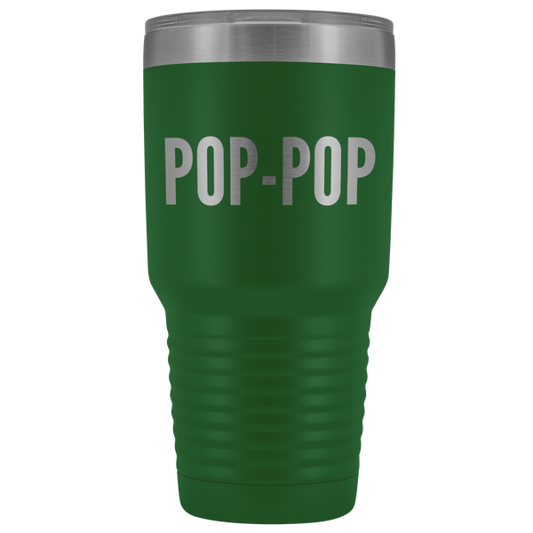 Pop Pop Gifts for Pop-Pop Tumbler Metal Mug Double Wall Vacuum Insulated Hot Cold Travel Cup 30oz BPA Free