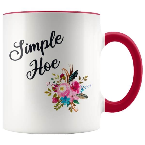 Simple Hoe Mug Funny Floral Coffee Cup Rude Gag Gift Idea Crass Insulting Best Friend Birthday Gifts