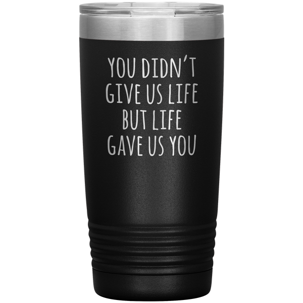 Stepmom Gift Idea for Stepmother Adoptive Mom Mother's Day Present From Us Stemless Insulated Tumbler Hot Cold BPA Free 20oz Travel Coffee Cup