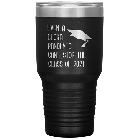 Class of 2021 Tumbler Graduation Gift High School Graduate Travel Coffee Cup 30oz BPA Free