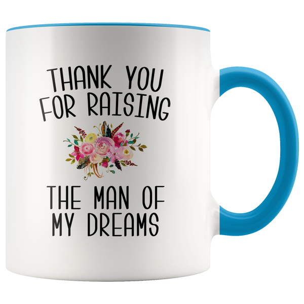 Thank You For Raising The Man Of My Dreams Mug Mother of the Groom Wedding Gift Mother in Law Wedding Present Coffee Cup
