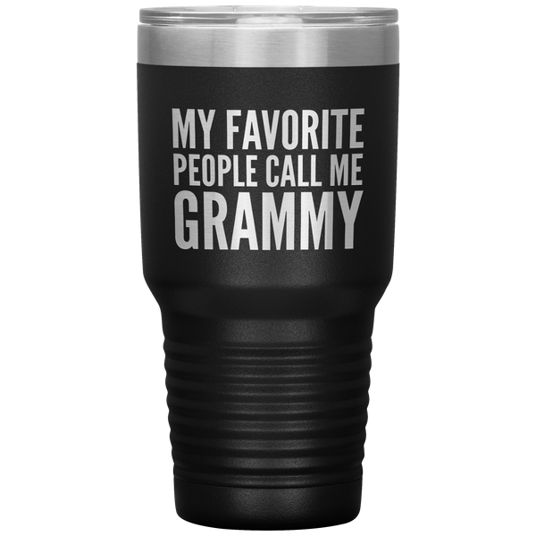 My Favorite People Call Me Grammy Tumbler Travel Coffee Cup 30oz BPA Free