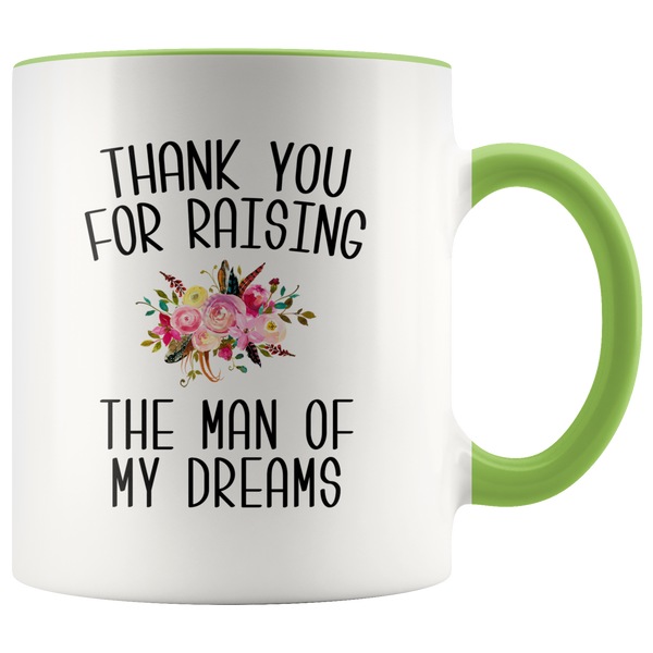 Thank You For Raising The Man Of My Dreams Mug Mother of the Groom Wedding Gift Mother in Law Wedding Present Coffee Cup