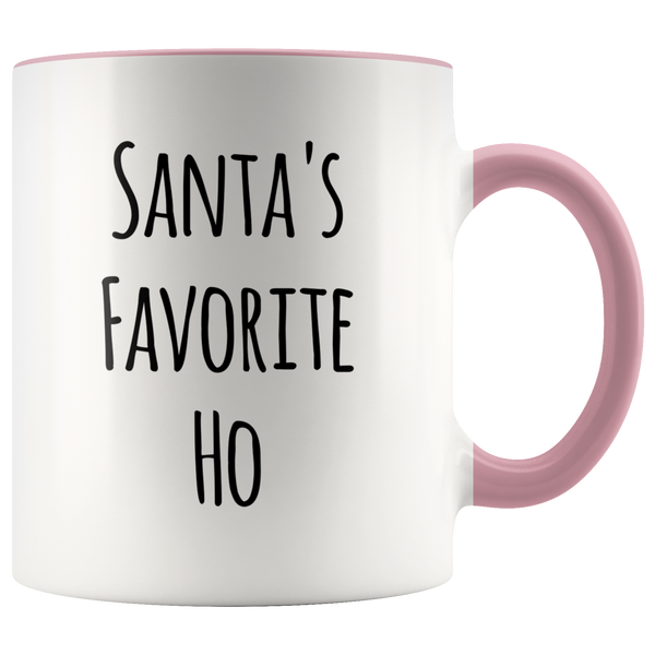 Santa's Favorite Ho Coffee Mug Holiday Gifts Naughty Christmas Mugs Funny Gag Gifts Gift Exchange Ideas Under 20 Coffee CUp