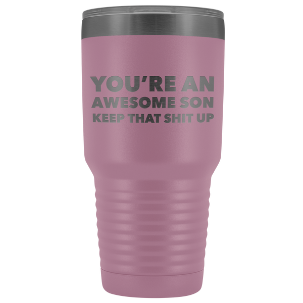 You're An Awesome Son Tumbler Gifts for Son Double Wall Vacuum Insulated Hot Cold Travel Cup 30oz BPA Free