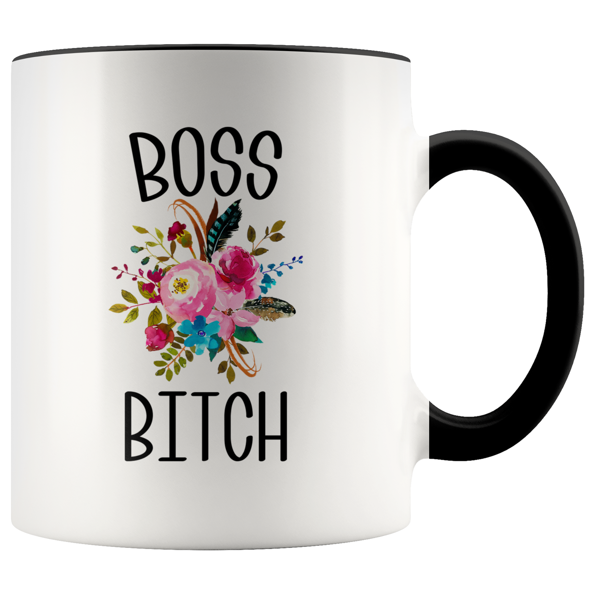 Boss Bitch Coffee Mug Like A Boss Lady Boss Babe Coworker Gifts Funny Cup
