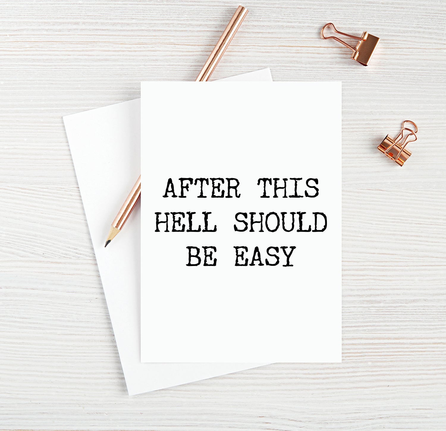 After This Hell Should Be Easy